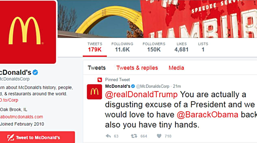 Tweet McDonalds