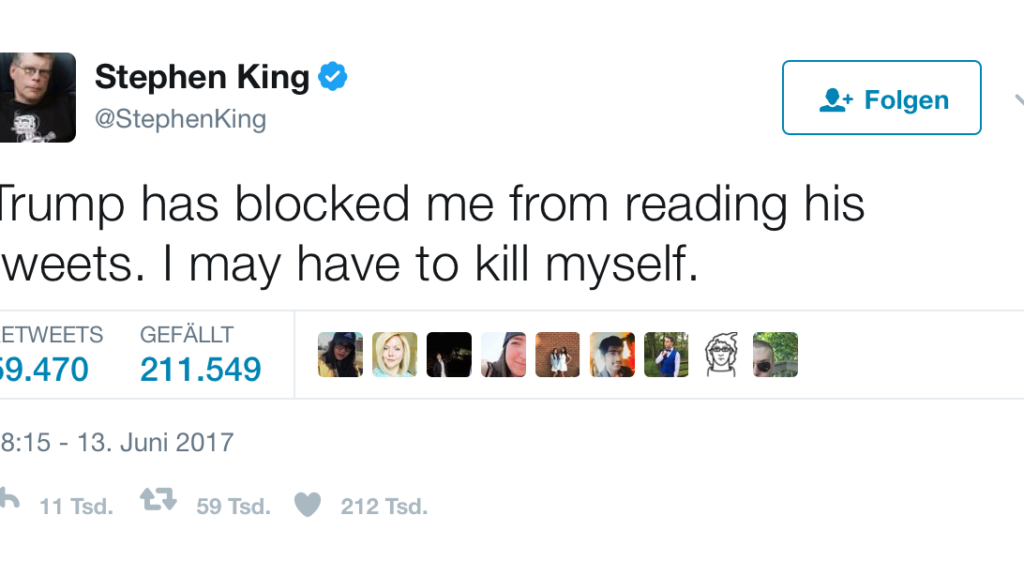 Stephen King Twitter